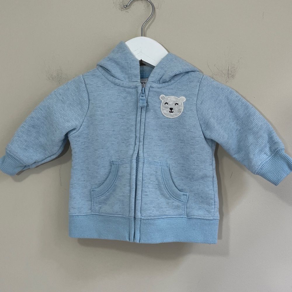 Carter’s Baby Boy Zip Up Hoodie Size 3 Months